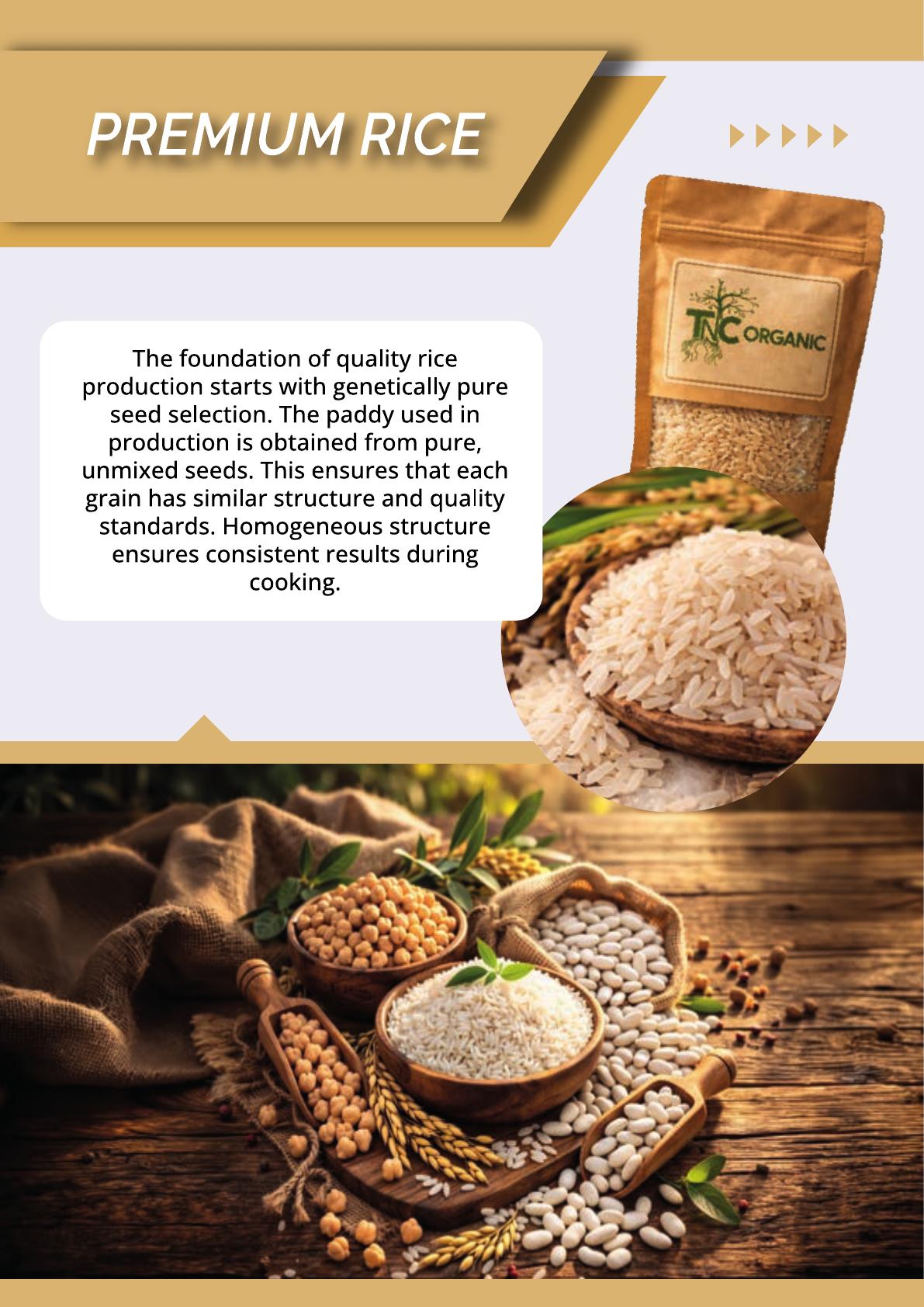 TNC Premium Rice - Basmati, Baldo, Osmancik and Jasmine