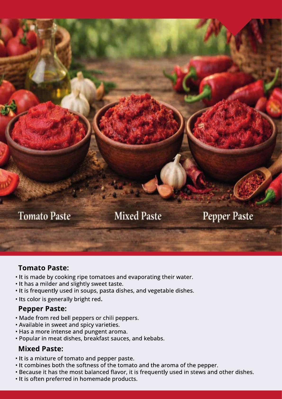 TNC Premium Tomato Paste - Bulk and Retail Packaging