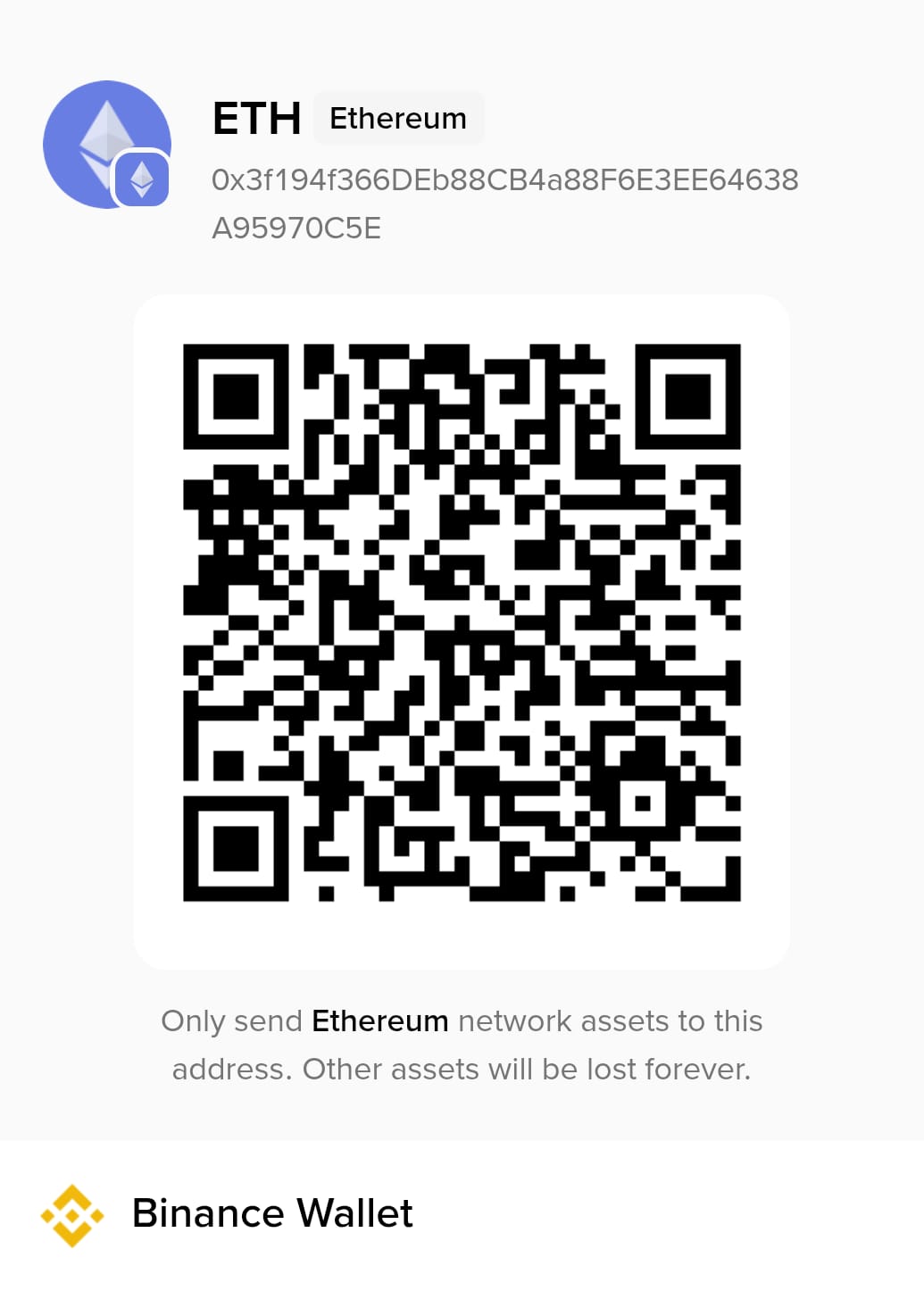 ETH wallet QR code