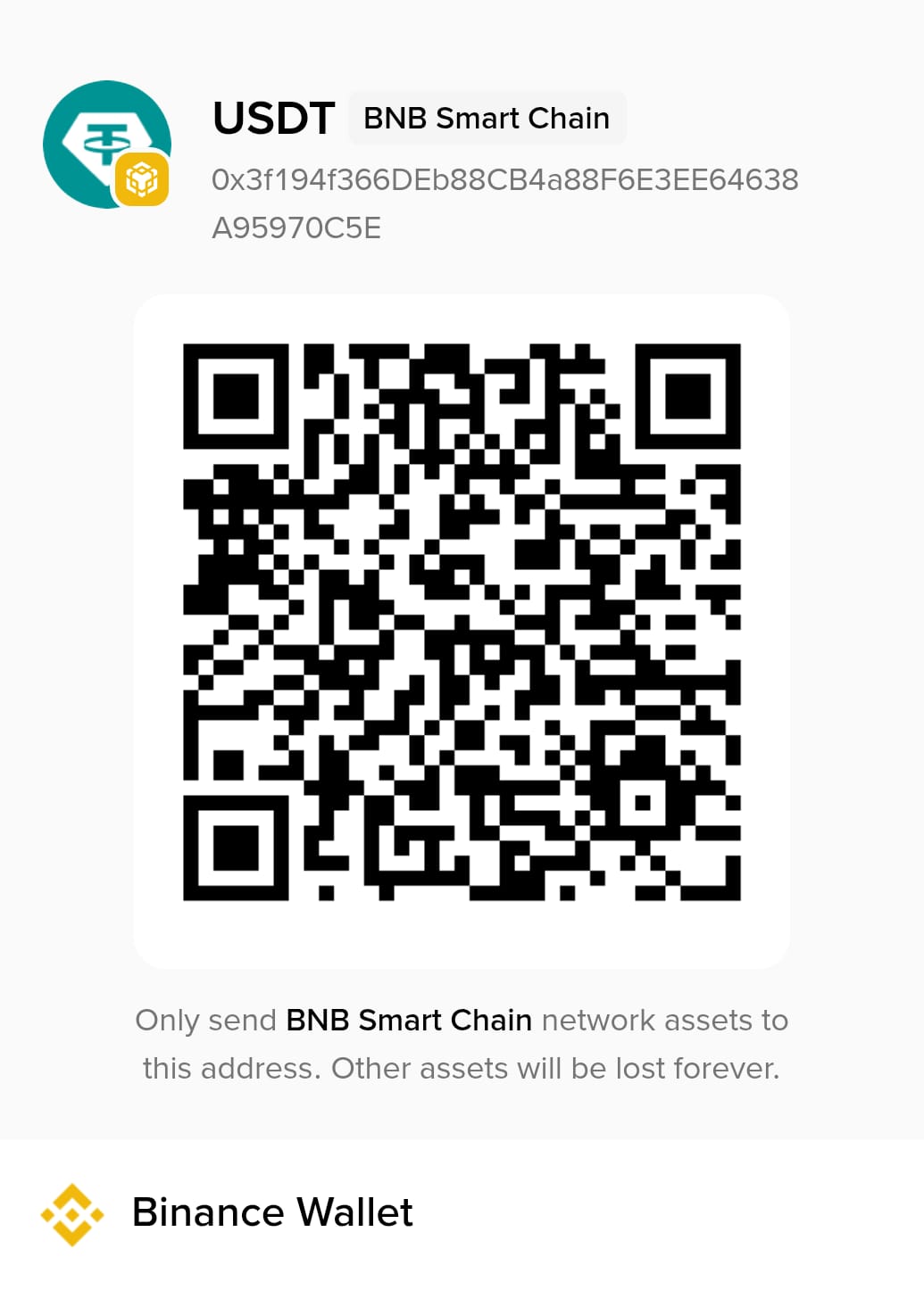 USDT wallet QR code