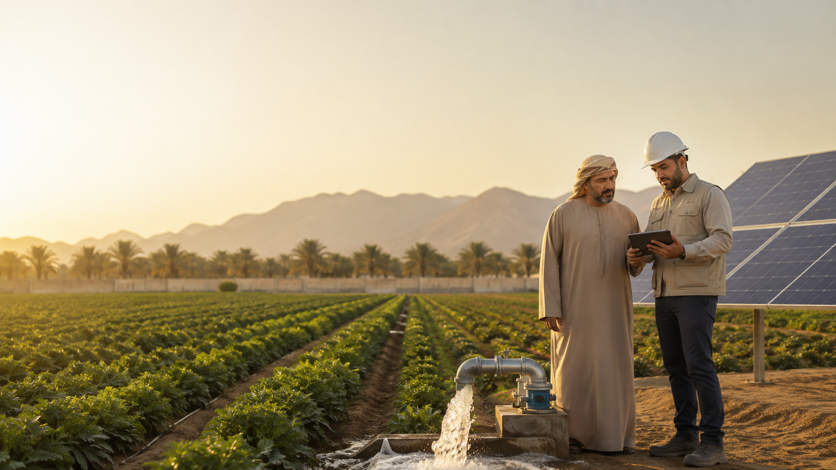 Gulf solar-powered irrigation project review